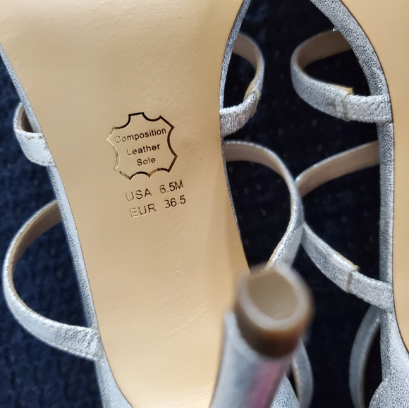 Silver Rhinestone Heels - Picture 5 of 6